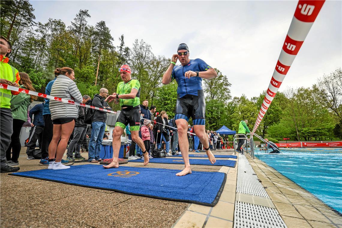 Was sagt die Uhr nach dem Schwimmen?