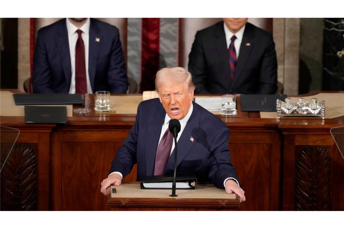 Was wird bei Trumps State of the Union zur Sprache kommen? (Archivfoto)