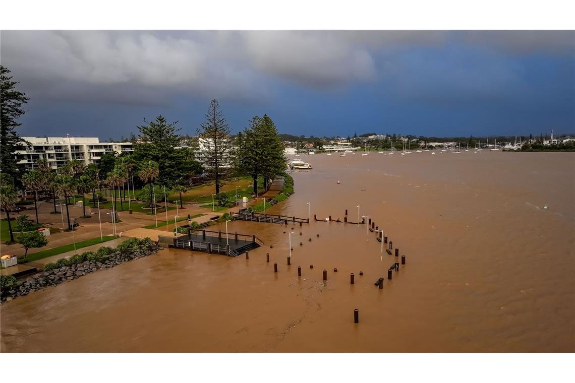 Verheerendes Hochwasser in Australien - mindestens drei Tote Wasser so weit das Auge reicht: Das Hochwasser an der Ostküste ist verheerend.
