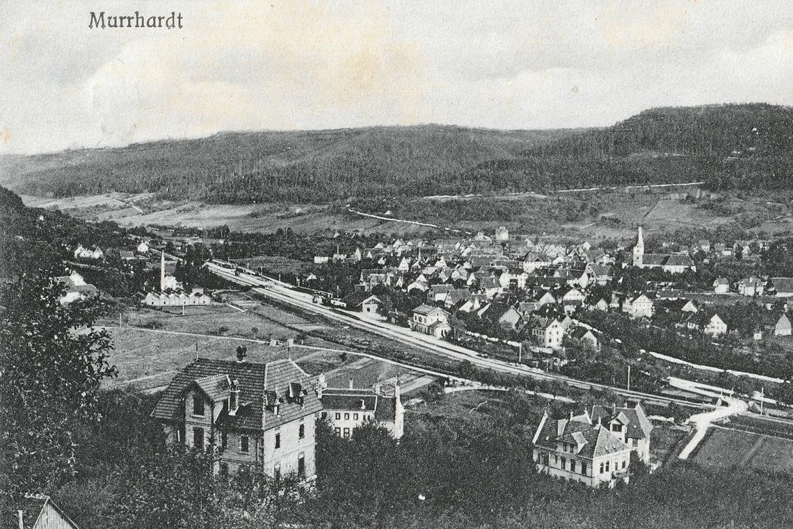 Kleinstadtalltag in Fotos festgehalten Webers Blick vom Hofberg, eine Postkarte aus dem Jahr 1906.