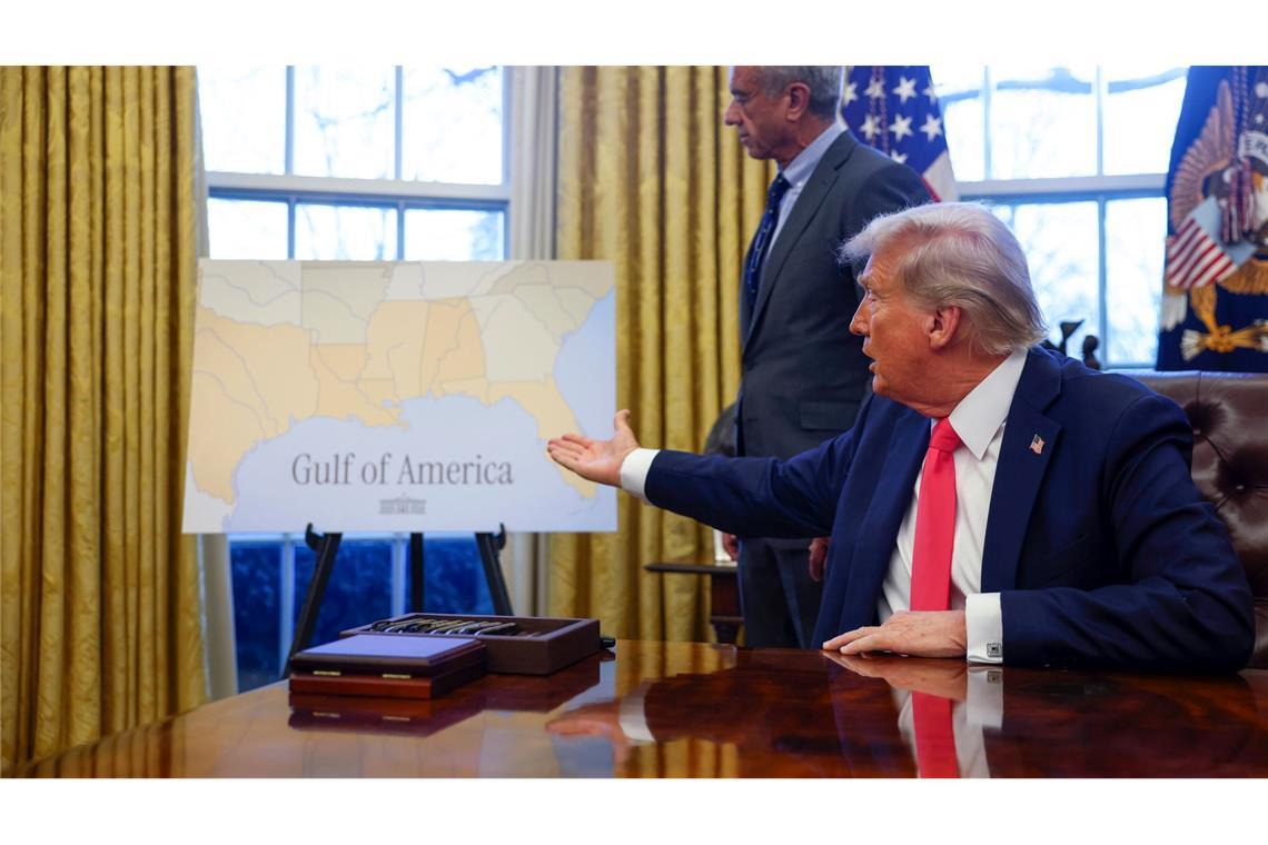 Trotz Richterspruch: Kein Zutritt für AP ins Oval Office Wegen eines Streits um die Bezeichnung des Golfs von Mexiko hatte das Weiße Haus den Zugang für die Nachrichtenagentur AP beschränkt. (Archivbild)
