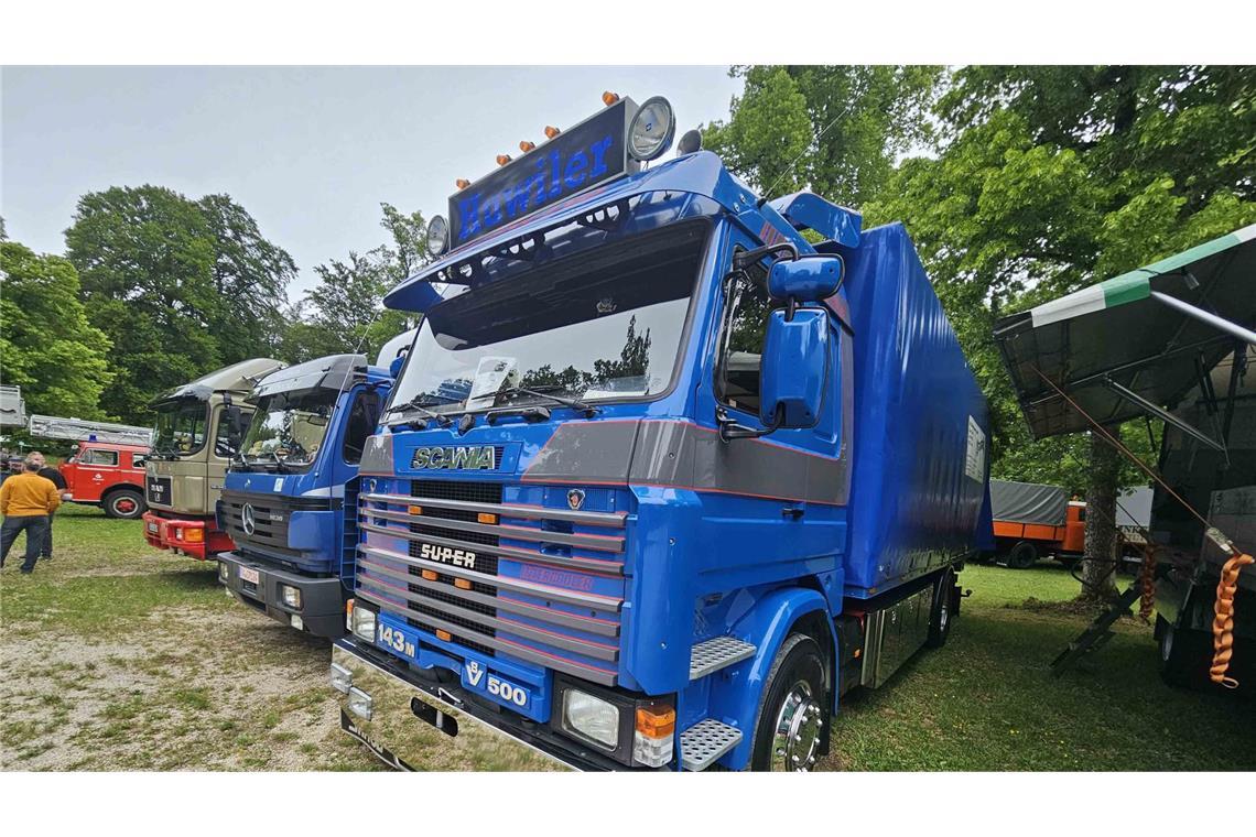 Weitere Bilder vom Lkw-Oldtimertreffen auf der Schwäbischen Alb.