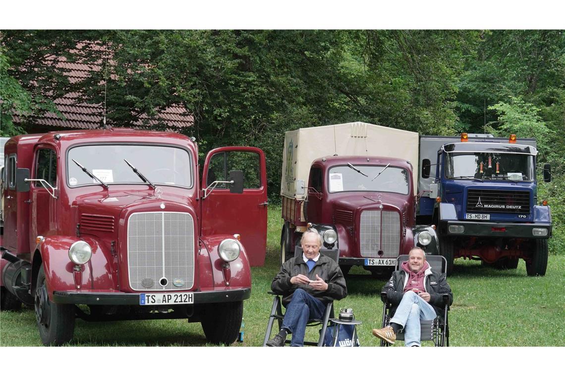 Weitere Bilder vom Lkw-Oldtimertreffen auf der Schwäbischen Alb.