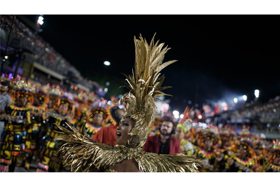 Karnevalsumzüge im Sambodrom in Rio – die schönsten Bilder Weitere Impressionen des Karnevalsumzugs in Rio.