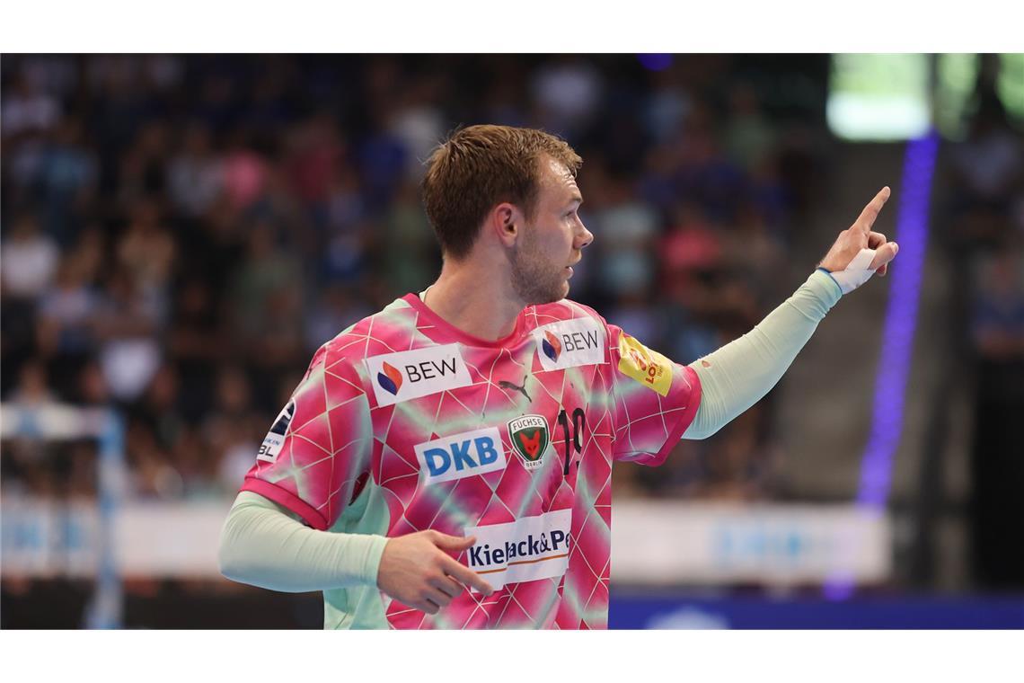 TVB Stuttgart bricht gegen Füchse komplett ein Welthandballer Mathias Gidsel traf fünf Mal.
