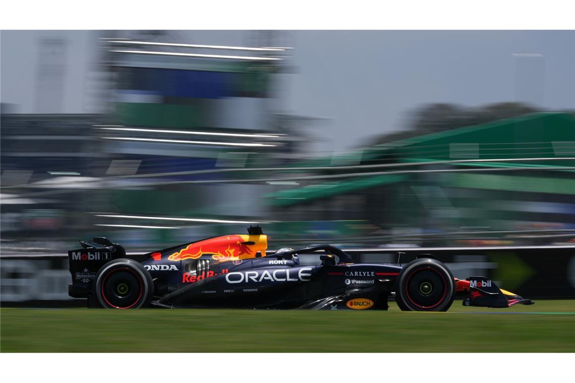 Weltmeister Max Verstappen kam auf dem Kurs in Interlagos nicht zurecht.