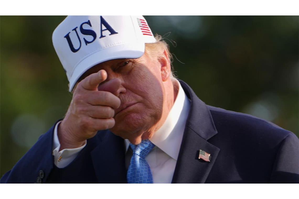 Wenige Wochen vor den Zwischenwahlen in den USA haben mehrere von der Regierung finanzierte Videos mit Botschaften von Präsident Donald Trump für Aufregung gesorgt (Archivfoto).