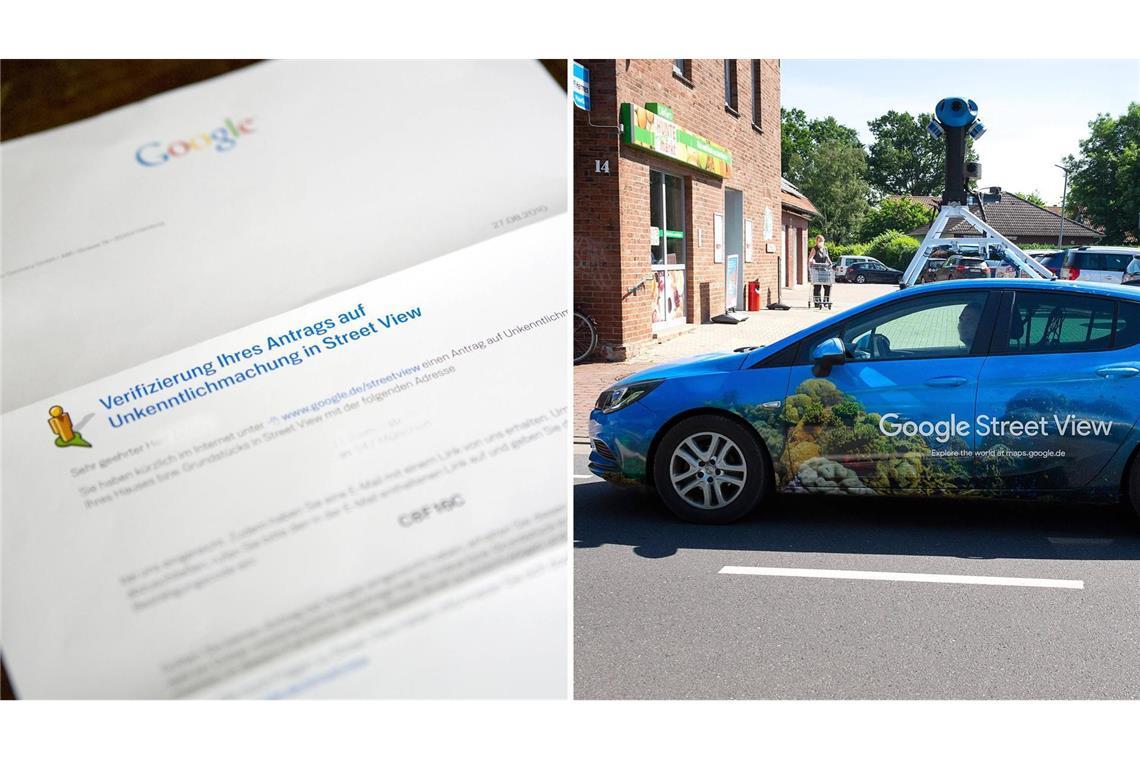 Wer nicht möchte, dass sein eigenes Haus bei Google Maps zu sehen ist, kann der  Veröffentlichung der Aufnahmen widersprechen.