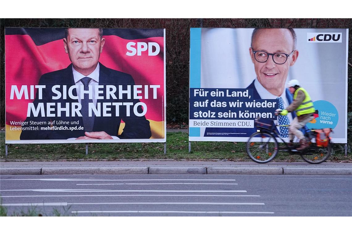 Trotz anstehender Wahlkampftermine und TV-Duelle ist längst alles gesagt Wer wird der nächste Bundeskanzler? Die mit Abstand besten Chancen haben Friedrich Merz (CDU) und Olaf Scholz (SPD).