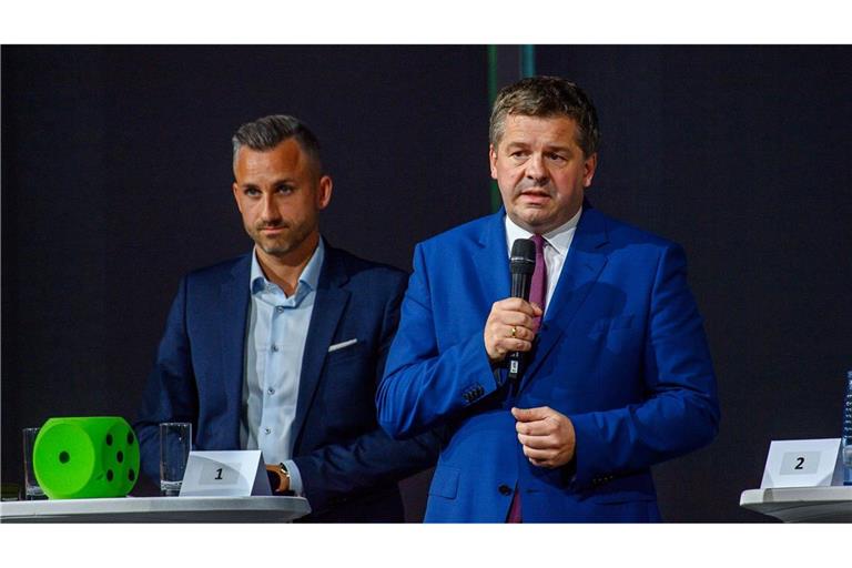 Wer wird die Nummer 1 und wer die Nummer 2 in Sachsen-Anhalt bei der Landtagswahl im September? In der jüngsten Umfrage liegt die AfD von Spitzenkandidat Ulrich Siegmund deutlich vor der CDU von Ministerpräsident Sven Schulze. (Archivbild)