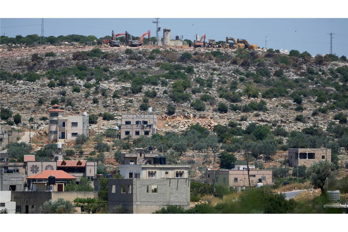 Westliche Staaten kritisieren den Siedlungsbau im Westjordanland. (Archivbild)