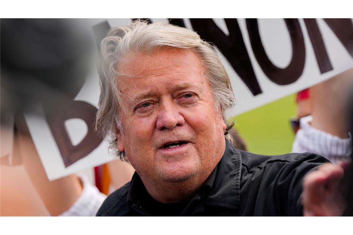 Konflikt im Trump-Lager: Bannon macht Stimmung gegen Musk Wie Musk 2024 war Bannon 2016 ein wichtiger Faktor für Trumps Wahlsieg. (Archivbild)