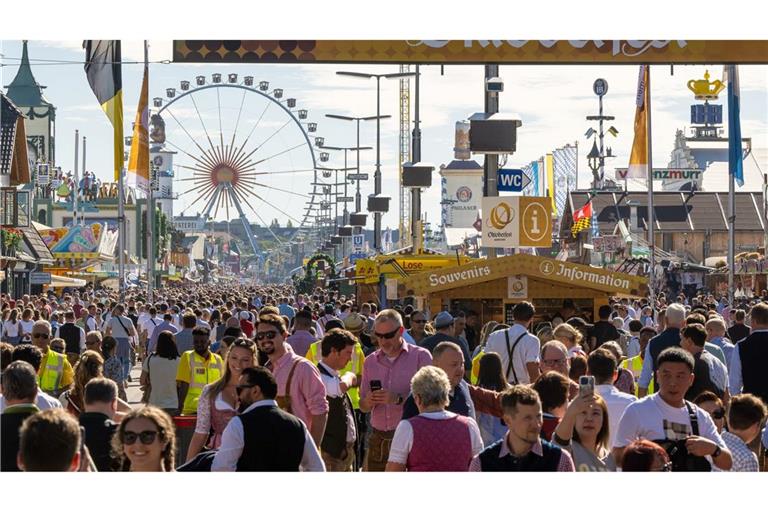 Wie voll ist zu voll? Münchens Wiesn-Chef will keine Jagd auf Besucherrekorde (Archivbild).