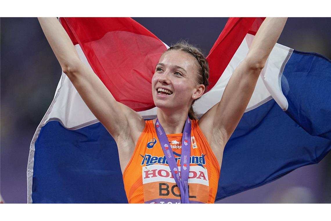 Wieder Weltmeisterin: Femke Bol aus den Niederlanden.