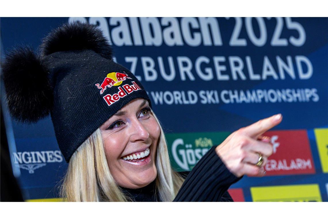 Auf Podium lässig, im Training langsam: Vonn grübelt bei WM Will die WM eigentlich entspannt und ohne Druck angehen: Lindsey Vonn.