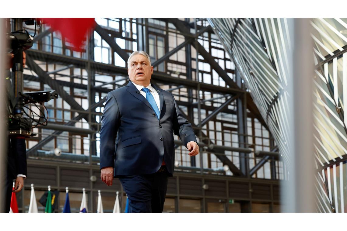 Öl-Streit: Orban geht bei Gipfel auf Konfrontationskurs