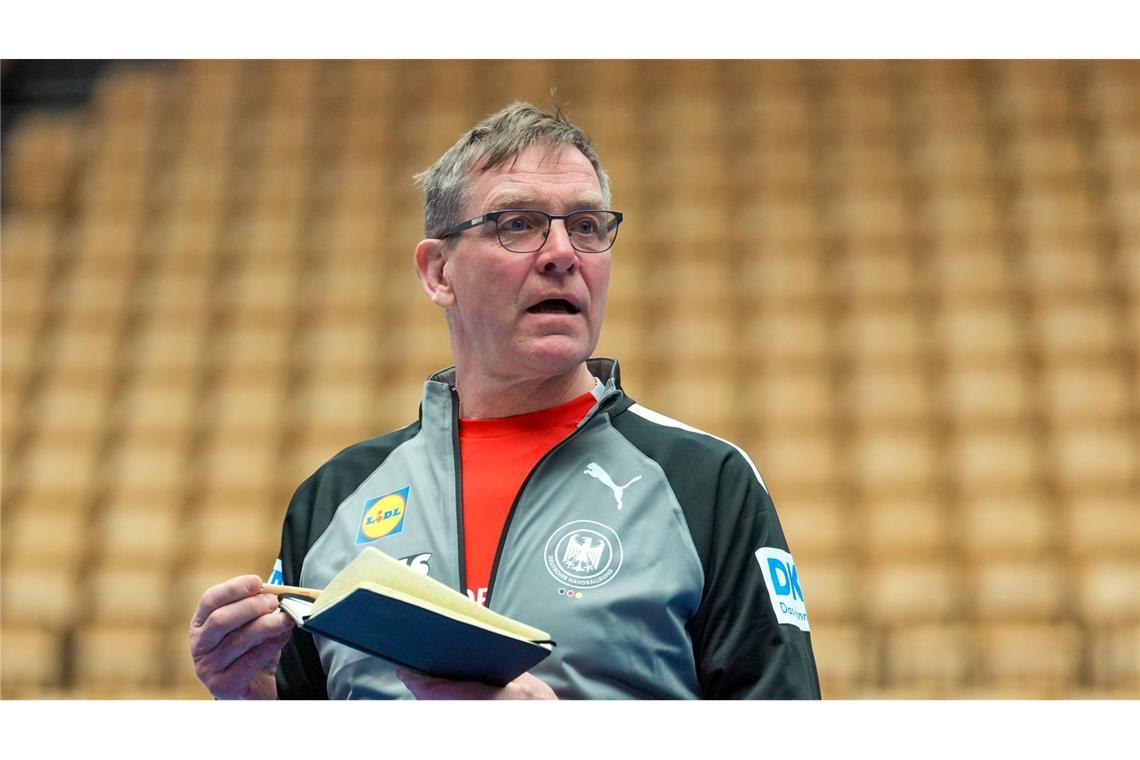 Das Kribbeln beginnt: Handballer heiß auf WM-Start Will mit der DHB-Auswahl an den olympischen Silber-Coup anknüpfen: Bundestrainer Alfred Gislason.