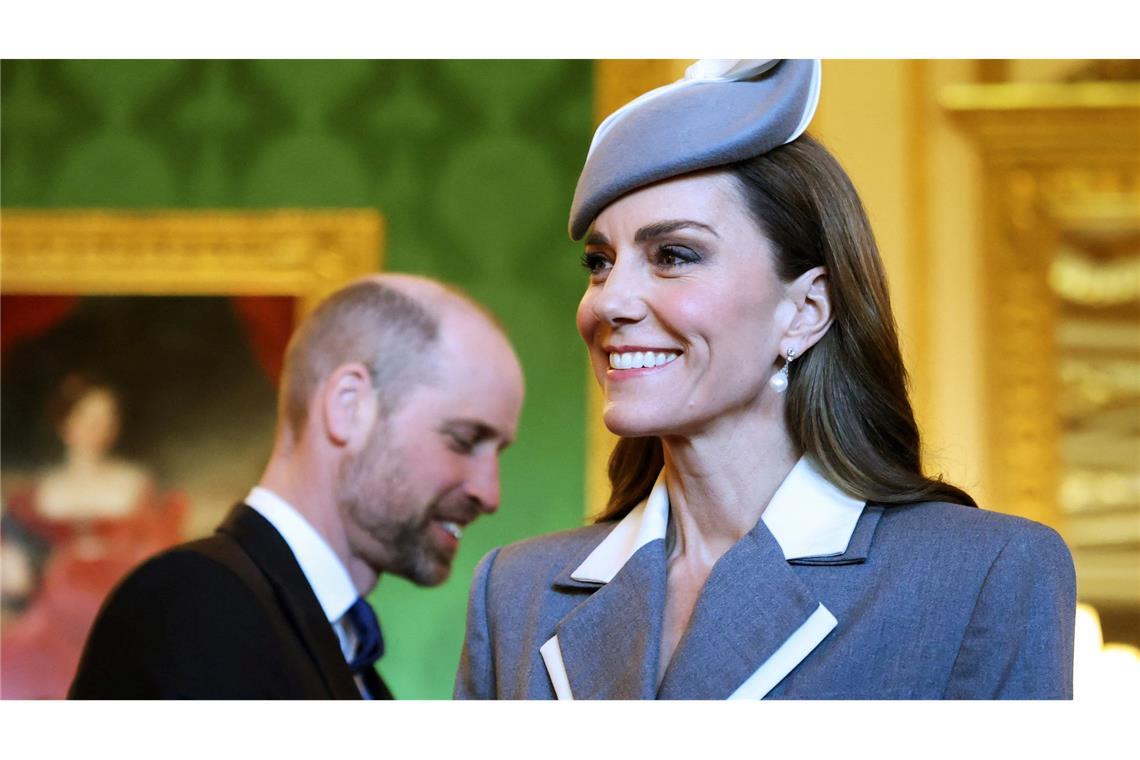 William und Kate in Windsor: Gut gelaunt beim Staatsbesuch des nigerianischen Präsidenten