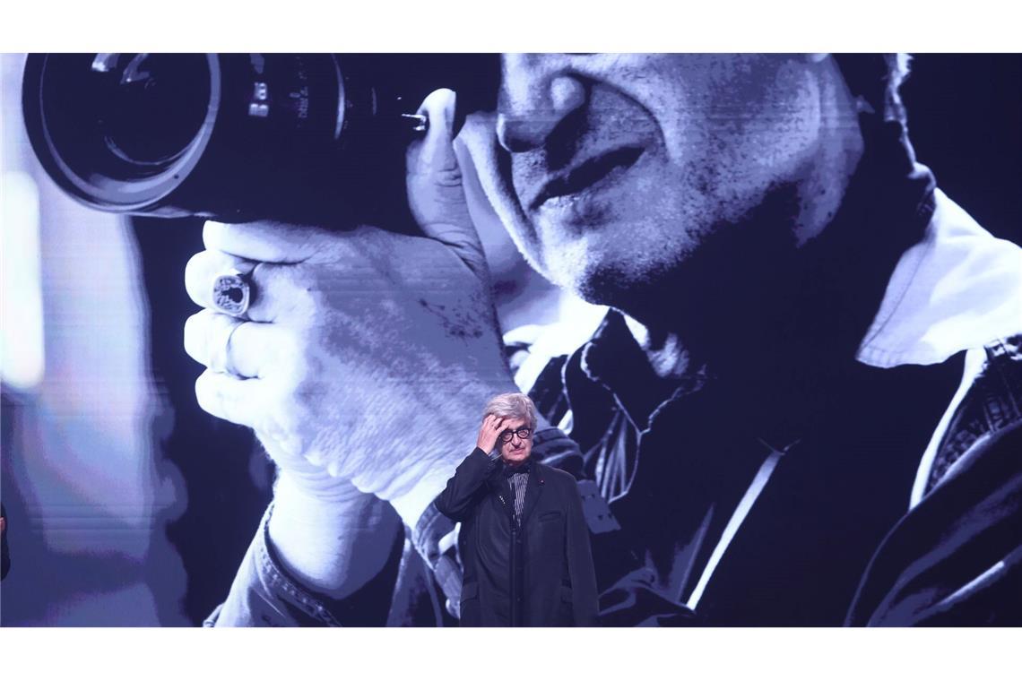 Wim Wenders wurde mit einem Ehrenpreis ausgezeichnet.