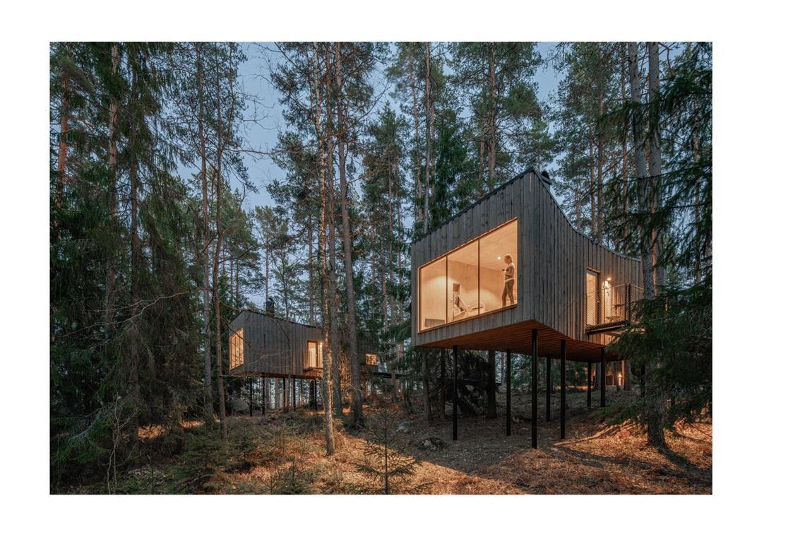 Wingardhs, Trakt Forest Hotel, Sällehägnad in  Schweden, 2020-2022. Im Buch auf Seite 11.