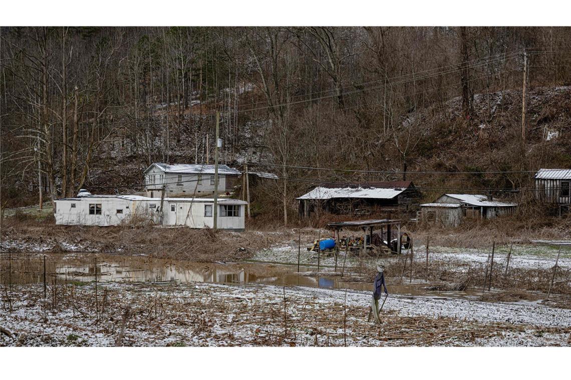 Mindestens zwölf Tote bei Überschwemmungen in den USA Winterstürme verursachen Überschwemmungen im Südosten der USA – hier im Bundesstaat Kentucky.