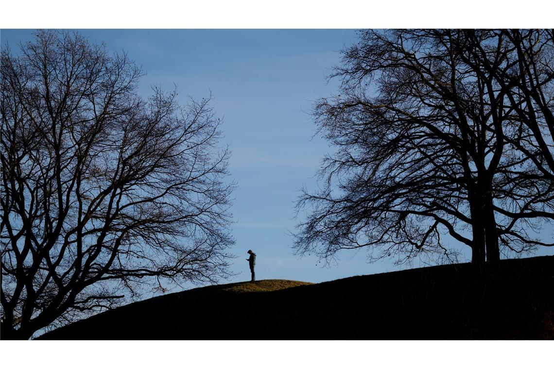 Bilder des Tages Wintertag im Münchner Olympiapark
