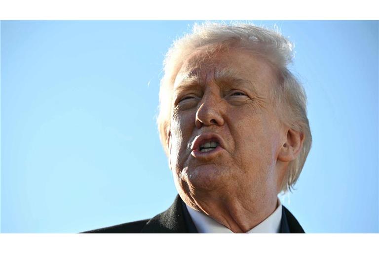 „Wir haben noch nicht einmal angefangen, hart zuzuschlagen“, sagte Trump. (Archivbild)