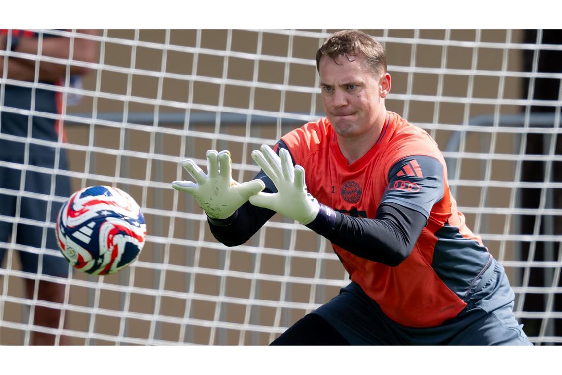 Bayern starten gegen Aucklands Hobby-Kicker ins "Abenteuer" "Wir werden bereit sein." Bayern-Kapitän Manuel Neuer beim Training.