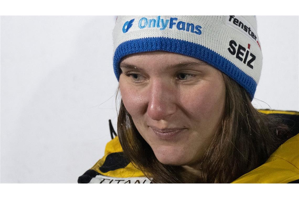 Wirbt für eine Erotik-Plattform: Bobfahrerin Lisa Buckwitz. (Archivbild)