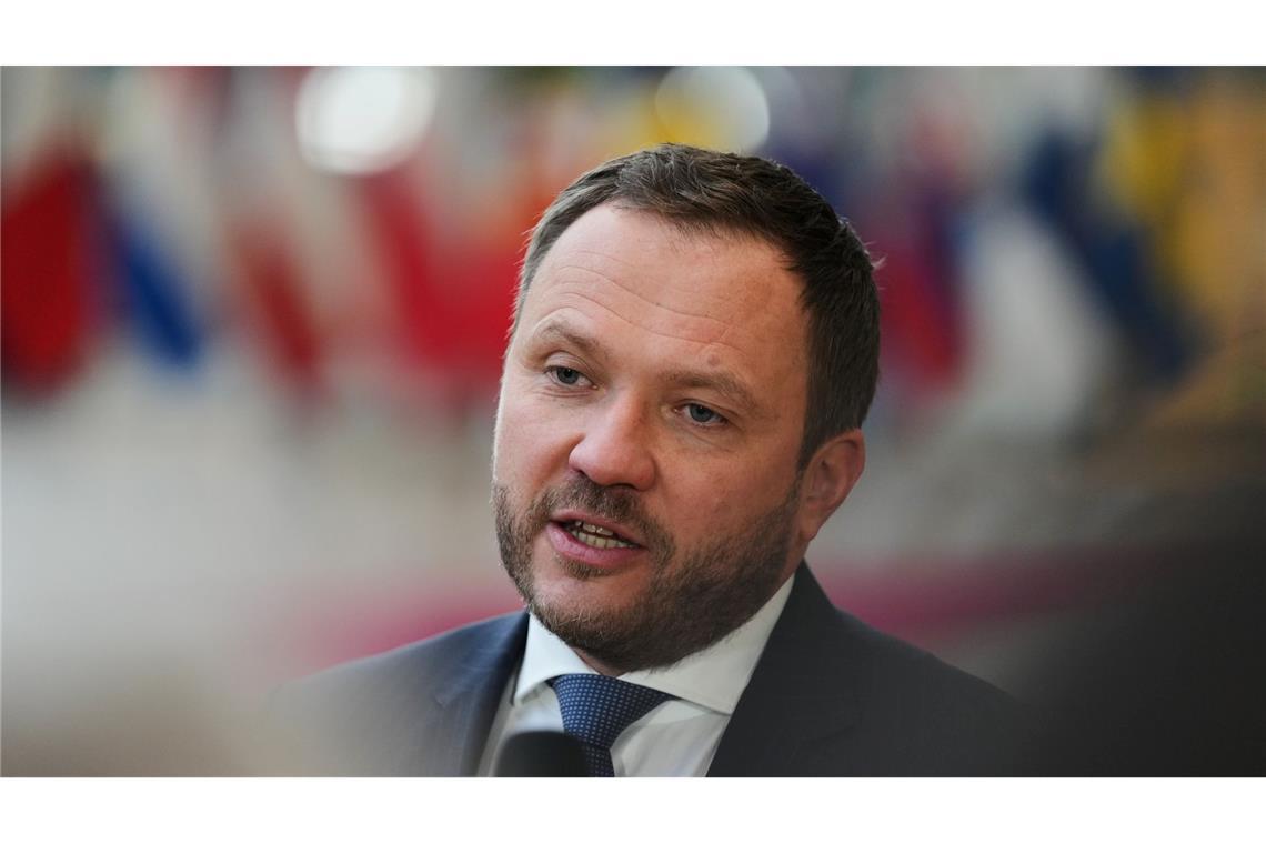 Wirbt in Brüssel für ein Vorgehen gegen russische Ukraine-Kämpfer: Estlands Außenminister Margus Tsahkna. (Archivbild)
