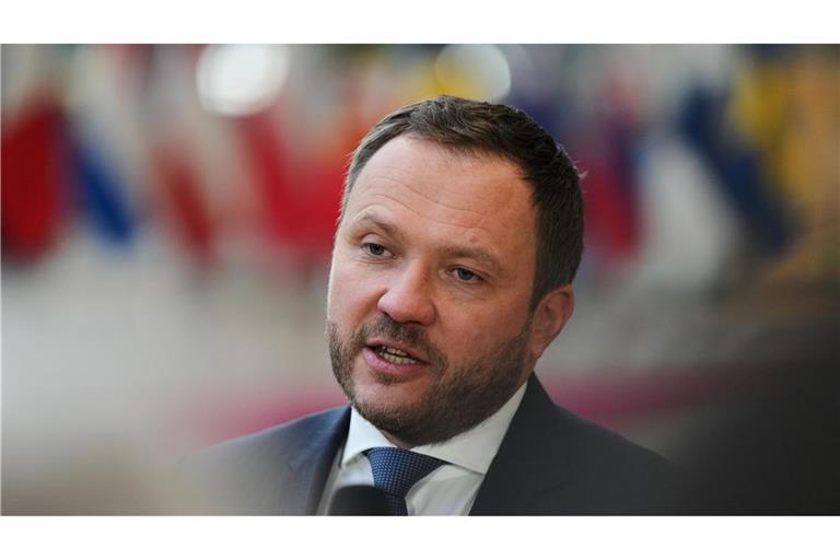 Wirbt in Brüssel für ein Vorgehen gegen russische Ukraine-Kämpfer: Estlands Außenminister Margus Tsahkna. (Archivbild)