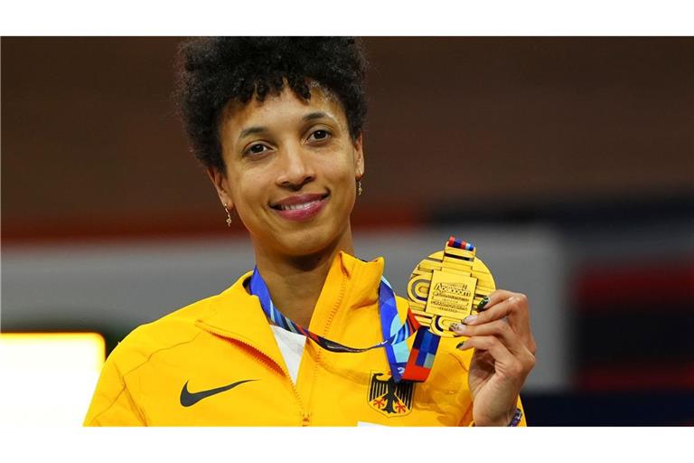 Wird in Nanjing nicht um Medaillen springen: Olympiasiegerin Malaika Mihambo.