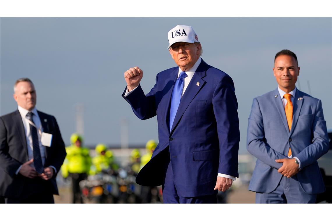 Beim Nato-Gipfel dreht sich alles um Trump Wird wohl den Ton angeben beim Gipfel: US-Präsident Trump.