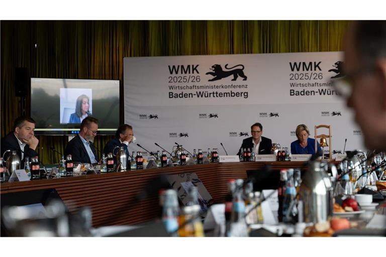 Wirtschaftsministerkonferenz in Stuttgart. (Foto aktuell).