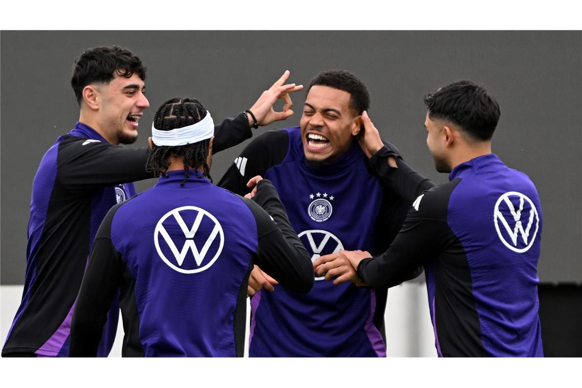 Bilder des Tages WM-Quali in Herzogenaurach: Felix Nmecha & Co. haben Spaß beim Training und bereiten sich auf Luxemburg vor.