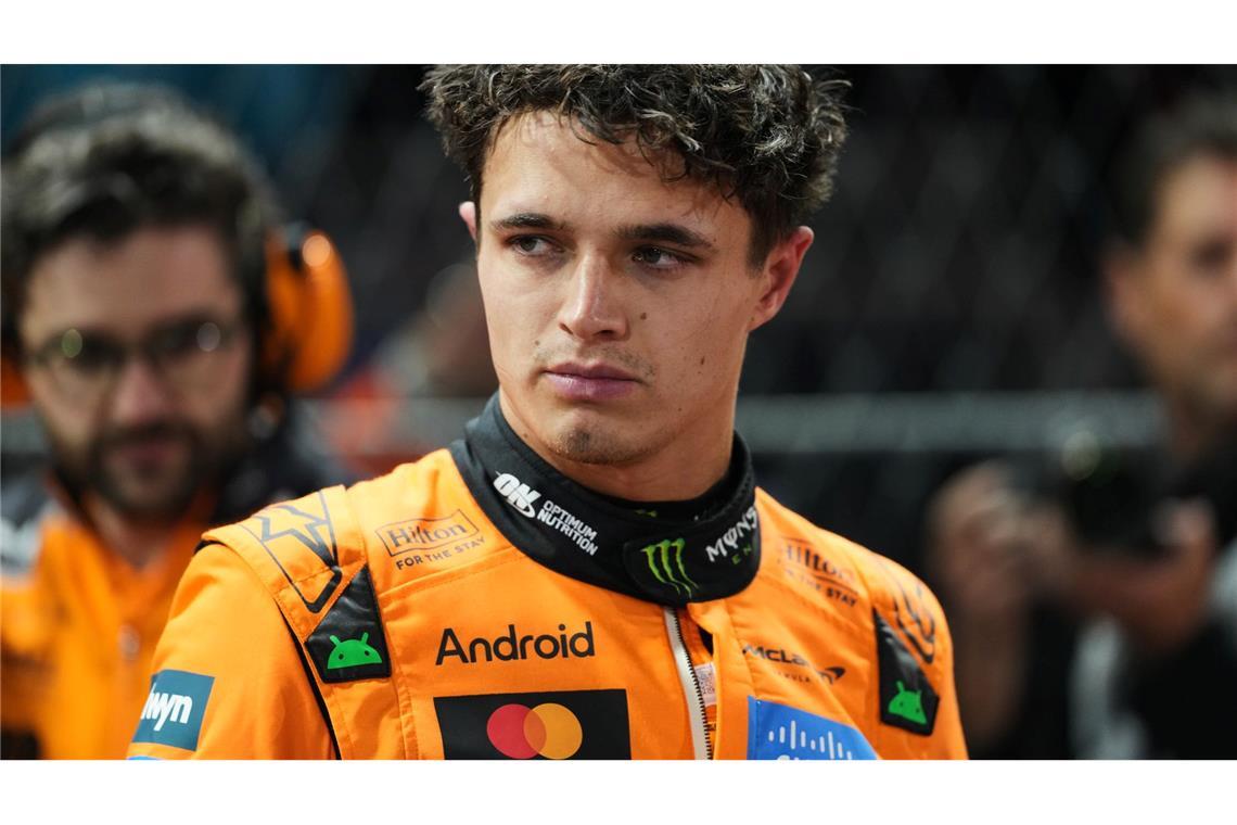 WM-Spitzenreiter Lando Norris wurde disqualifiziert.