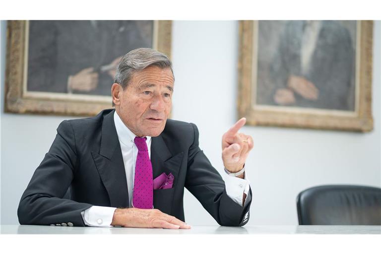 Wolfgang Grupp, wie man ihn kannte: Ein selbstbewusster Macher. Aber er hat auch eine andere Seite an sich. (Archivbild)