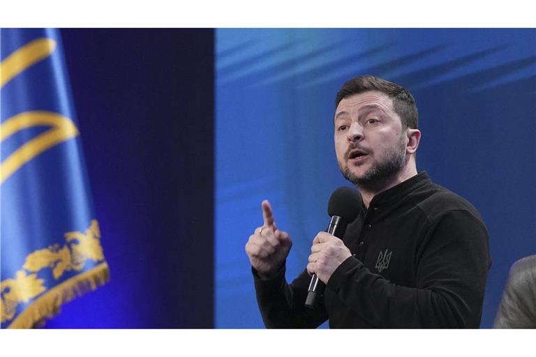 Wolodymyr Selenskyj hat seine Bereitschaft zum Rücktritt erklärt.