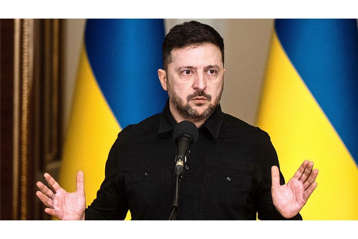 Wolodymyr Selenskyj, Präsident der Ukraine (Archivbild).