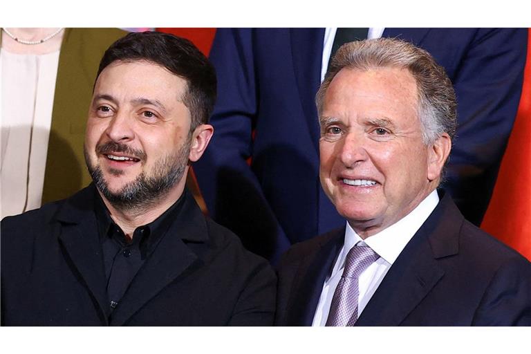 Wolodymyr Selenskyj und der US-Sondergesandte Steve Witkoff trafen sich vergangene Woche in Berlin.