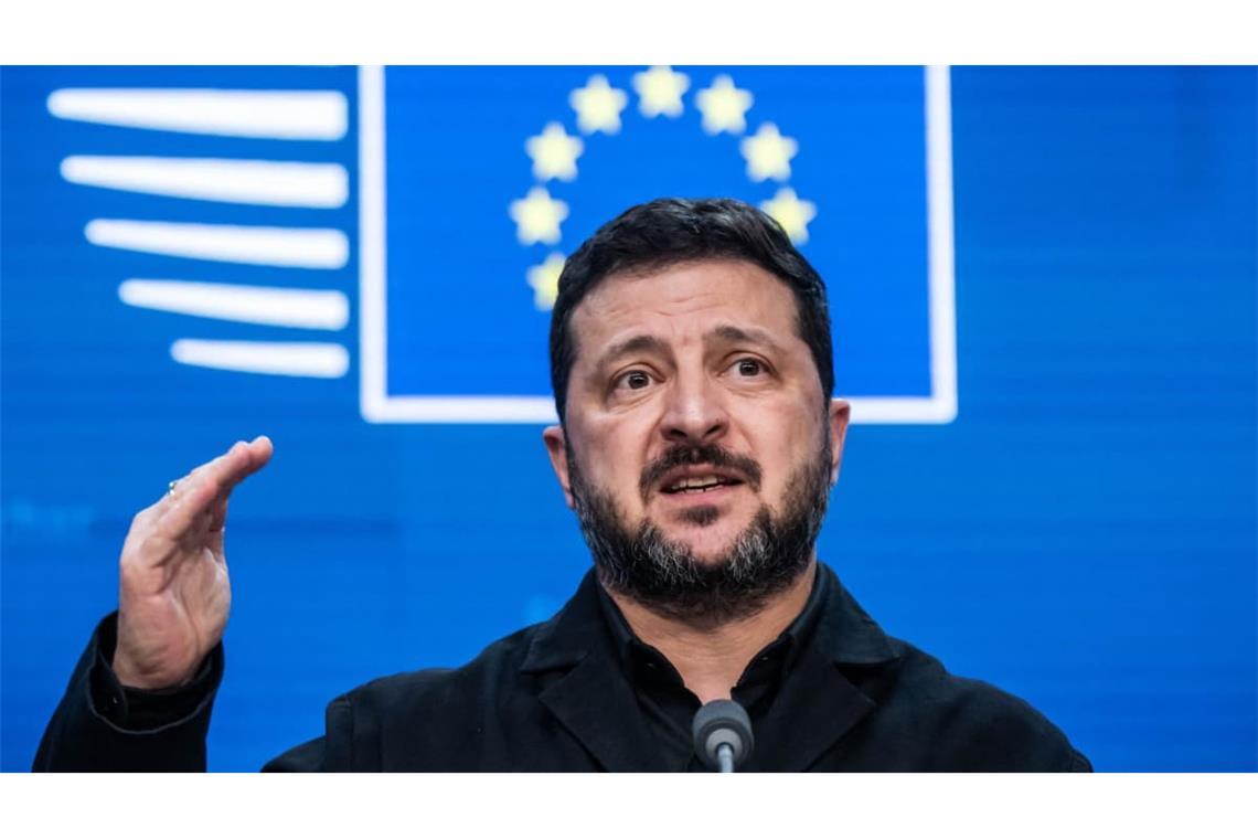 Wolodymyr Selenskyj will bei Gesprächen über die Zukunft der Ukraine mitreden.