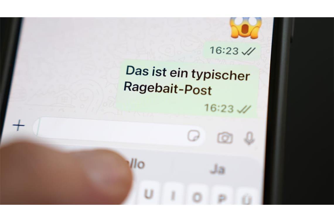 Wortwechsel via WhatsApp.