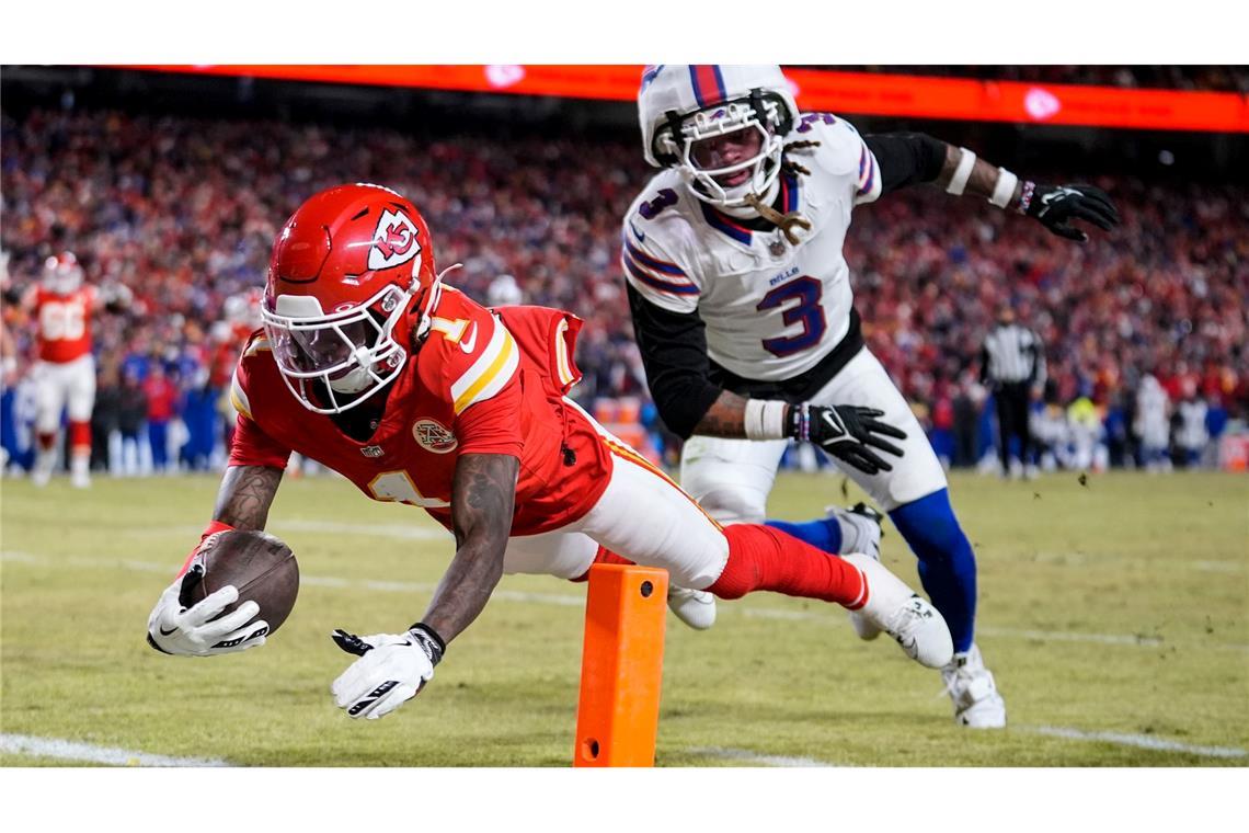 Chiefs können NFL-Geschichte schreiben: Wieder im Super Bowl Xavier Worthy hatte einen spektakulären Touchdown für die Chiefs
