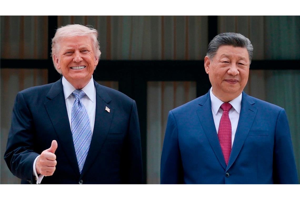 Xi und Trump lobten die Beziehung beider Staaten.