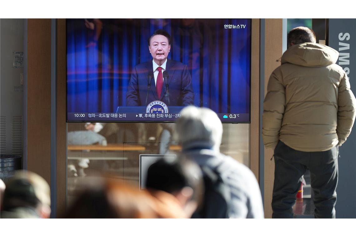 Südkorea: Amtsenthebungsverfahren scheitert im Parlament Yoon wendet sich erstmals seit Beginn der Staatskrise an sein Volk.