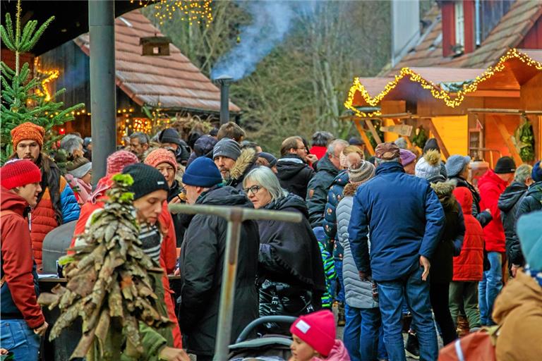 Zahlreiche Besucher fanden zu Fuß den Weg zur Glattenzainbachmühle, aber richtig eng wurde es wegen der vielen Ausweichstellen nie.