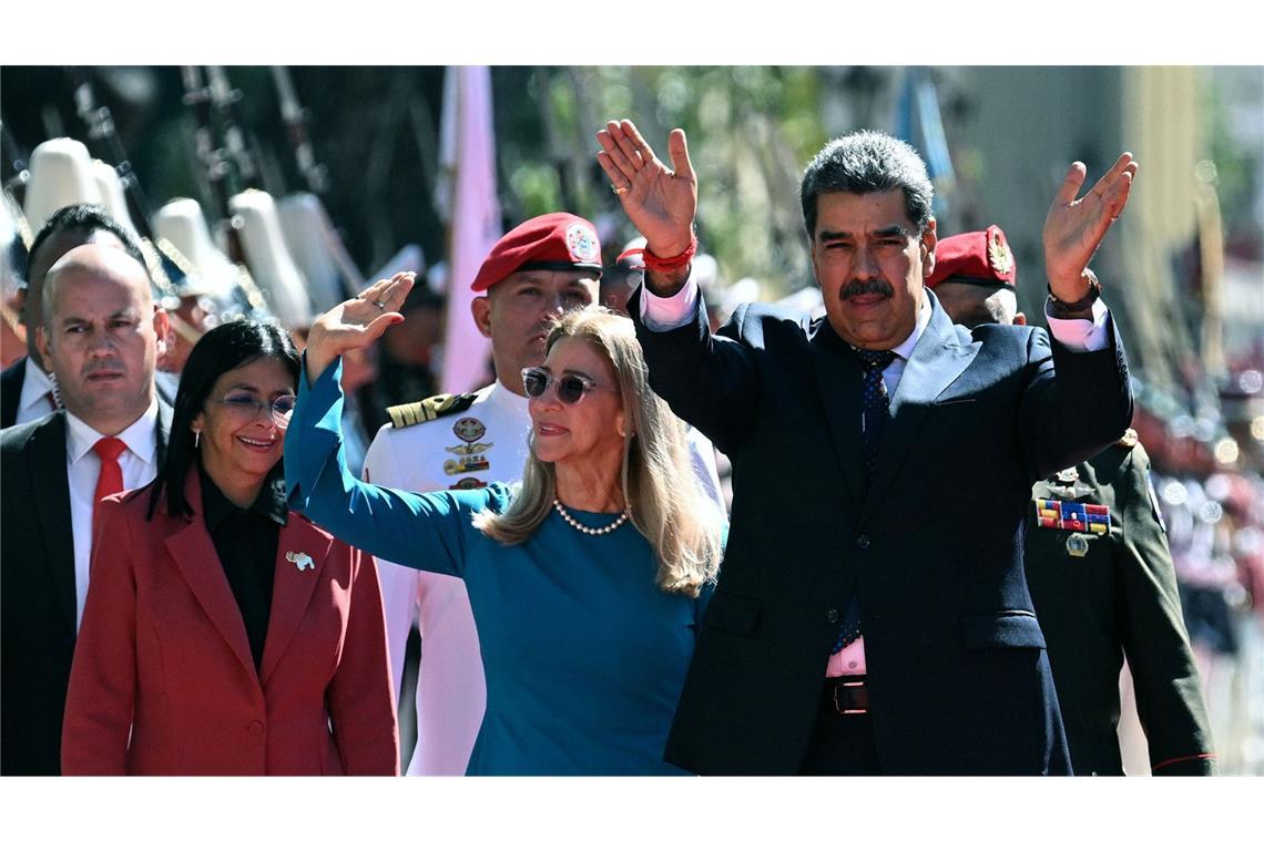 14 amerikanische Staaten verurteilen Vereidigung von Maduro Zahlreiche Länder kritisieren die umstrittene Wiederwahl Nicolás Maduros. (Archivbild)