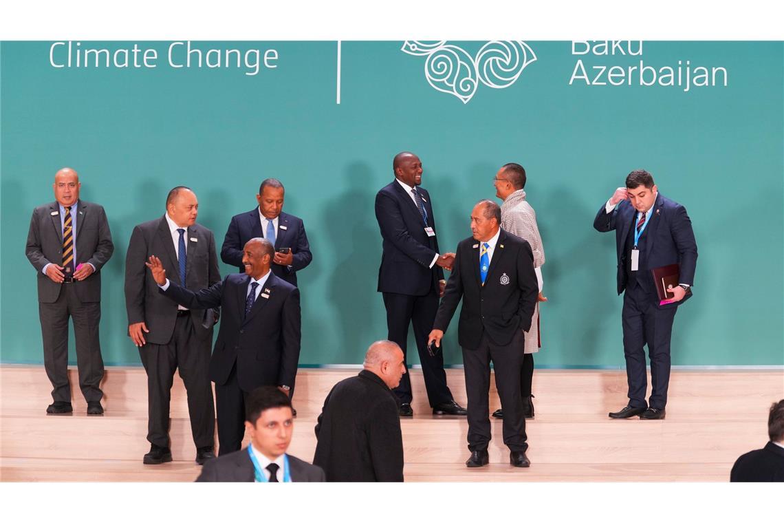 Kein Wendepunkt beim Verbrennen von Öl, Gas und Kohle Zahlreiche Staats- und Regierungschef treffen sich derzeit in Baku in Aserbaidschan.