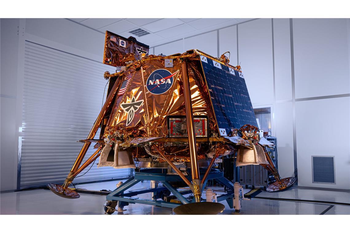 "Blue Ghost" soll zum Mond starten Zehn Instrumente sind an Bord des Landers "Blue Ghost".