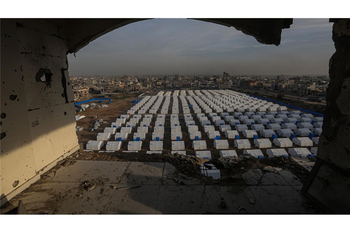Klinikleiter: Babys in Gaza an Unterkühlung gestorben Zelte im Gazastreifen. (Archivbild)